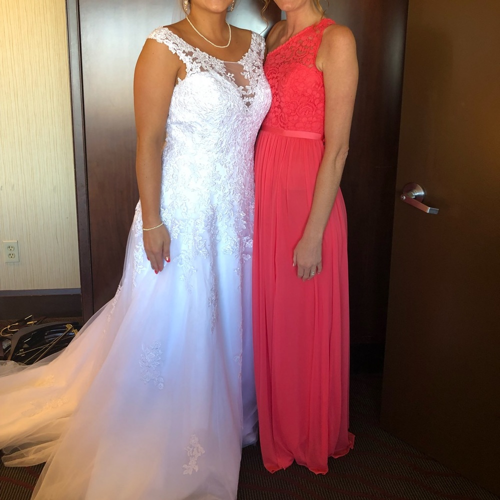 David’s Bridal Bridesmaid dress